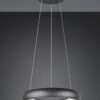 LED Κρεμαστό Φωτιστικό Μαύρο Ματ Φ46 Cardona 29W 3300lm CCT Step Dimmable Trio Lighting – 349614532