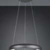 LED Κρεμαστό Φωτιστικό Μαύρο Ματ Φ62 Cardona 38W 4400lm CCT Step Dimmable Trio Lighting – 349616032