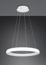 LED Κρεμαστό Φωτιστικό Λευκό Ματ Φ75 Cardona 59W 6900lm CCT Step Dimmable Trio Lighting – 349617531