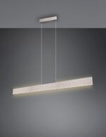 LED Κρεμαστό Γραμμικό Φωτιστικό Galway Νίκελ Ματ Up-Down CCT 35W 4200lm Dimmable Trio Lighting – 349710107