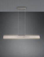 LED Κρεμαστό Γραμμικό Φωτιστικό Galway Νίκελ Ματ Up-Down CCT 35W 4200lm Dimmable Trio Lighting – 349710107