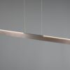 LED Κρεμαστό Γραμμικό Φωτιστικό Galway Νίκελ Ματ Up-Down CCT 35W 4200lm Dimmable Trio Lighting – 349710107