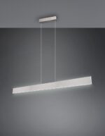 LED Κρεμαστό Γραμμικό Φωτιστικό Galway Νίκελ Ματ Up-Down CCT 35W 4200lm Dimmable Trio Lighting – 349710107