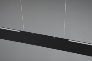 LED Κρεμαστό Γραμμικό Φωτιστικό Galway Μαύρο Ματ Up-Down CCT 35W 4200lm Dimmable Trio Lighting – 349710132