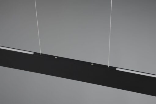 LED Κρεμαστό Γραμμικό Φωτιστικό Galway Μαύρο Ματ Up-Down CCT 35W 4200lm Dimmable Trio Lighting – 349710132