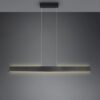 LED Κρεμαστό Γραμμικό Φωτιστικό Galway Μαύρο Ματ Up-Down CCT 35W 4200lm Dimmable Trio Lighting – 349710132