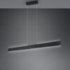 LED Κρεμαστό Γραμμικό Φωτιστικό Galway Μαύρο Ματ Up-Down CCT 35W 4200lm Dimmable Trio Lighting – 349710132