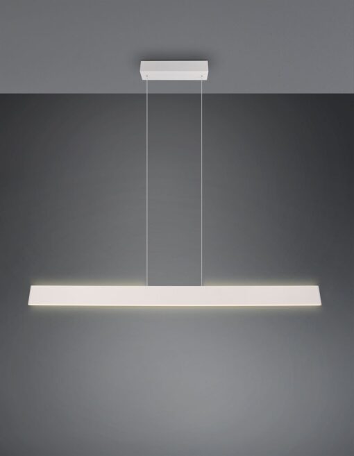 LED Κρεμαστό Γραμμικό Φωτιστικό Galway Γκρι Up-Down CCT 35W 4200lm Dimmable Trio Lighting – 349710176