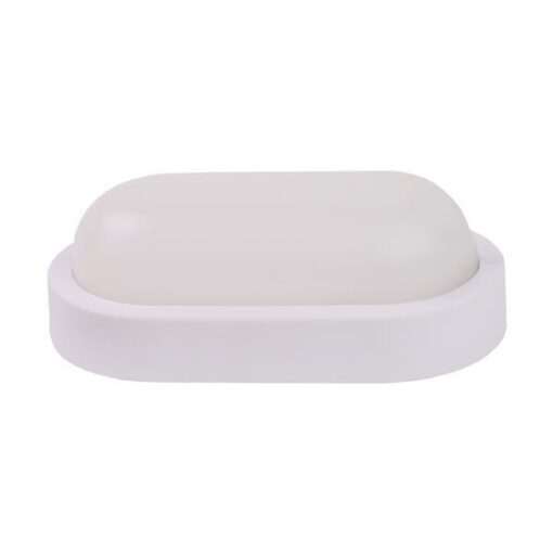 ΦΩΤΙΣΤΙΚΟ ΤΟΙΧΟΥ ΟΒΑΛ LED 8W 160x90x51 3000K IP54 ΛΕΥΚΟ PLUS EUROLAMP 145-20011