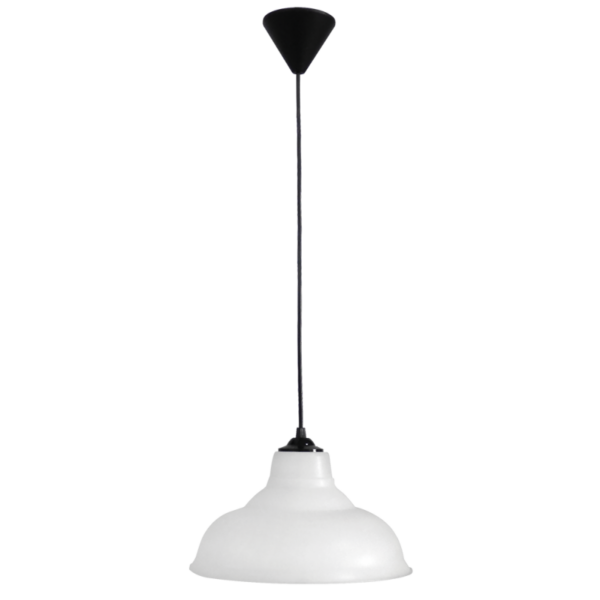 Κρεμαστό φωτιστικό PUBLIC/28 1L BL-WHITE Heronia – 35-0020