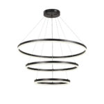 InLight Κρεμαστό φωτιστικό LED 100W 3CCT (by switch on base) 6095-A-Black