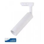 LED Φωτιστικό Ράγας Λευκό 7W V-TAC PRO Samsung Chip COB CRI >90 24° 420lm Θερμό Λευκό 3000K – 350