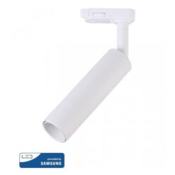 LED Φωτιστικό Ράγας Λευκό 7W V-TAC PRO Samsung Chip COB CRI >90 24° 420lm Θερμό Λευκό 3000K – 350