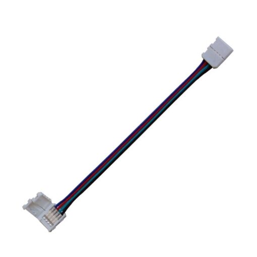 RGB καλώδιο επέκτασης 4 ακίδων για LED λωρίδες, με αρσενικό και θηλυκό σύνδεσμο, πολλαπλών χρήσεων.