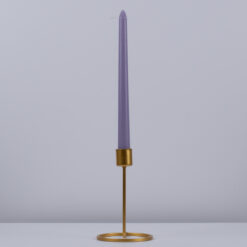 GloboStar® LAVENDER-FIELD 35203 ΣΕΤ 4 Αρωματικά Κεριά Κηροπηγίου Παραφίνης με Άρωμα Λεμόνι – Λεβάντα Μωβ Μ2 x Π2 x Υ25cm
