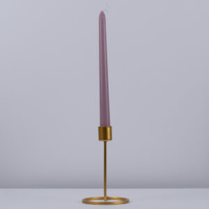 GloboStar® WATER-LILLY 35204 ΣΕΤ 4 Αρωματικά Κεριά Κηροπηγίου Παραφίνης με Άρωμα Φρούτα του Δάσους Λιλά Μ2 x Π2 x Υ25cm