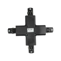 Σύνδεσμος ράγας 4 Line Σταυρός Μαύρο V-TAC – 3526