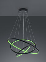 Κρεμαστό Φωτιστικό Trio Lighting LED 80W  Ανθρακί Μεταλλικό 7000lm RGBW 3000 – 6000K  352710342