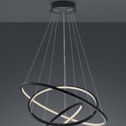 Κρεμαστό Φωτιστικό Trio Lighting LED 80W  Ανθρακί Μεταλλικό 7000lm RGBW 3000 – 6000K  352710342