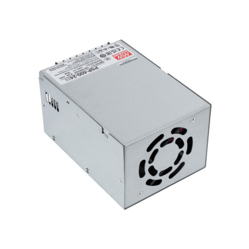GloboStar® PSP-600-24 90791 MEANWELL Ρυθμιζόμενο Μεταλλικό Τροφοδοτικό PELV για Προϊόντα LED 600W 25A – AC 220-240V σε DC 24V – Ρυθμιζόμενο από 20VDC έως 26.4VDC – IP20 Μ17 x Π12 x Υ9.3cm – 3 Years Warranty