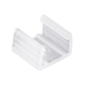 GloboStar® 70529 Πλαστική PVC Βάση Στήριξης για Όλες τις Πολύχρωμες RGB EPISTAR Slim Ταινίες LED Μονής Σειράς DC 230V IP68 – Μ1.5 x Π1.6 x Υ1.1cm