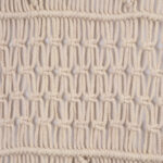 GloboStar® 35400 Μακραμέ Ράνερ Χειροποίητο Μπεζ Μ200 x Π30cm