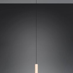 Κρεμαστό Μονόφωτο Ξύλο+Φιμέ Γυαλί CELESTE LED 10W 1100lm Step Dimmable 3000Κ Trio Lighting – 354910132
