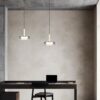Κρεμαστό Μονόφωτο Ξύλο+Φιμέ Γυαλί CELESTE LED 10W 1100lm Step Dimmable 3000Κ Trio Lighting – 354910132