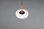 Κρεμαστό Μονόφωτο Καφέ+Λευκό Γυαλί CELESTE LED 10W 1100lm Step Dimmable 3000Κ Trio Lighting – 354910165