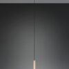 Κρεμαστό Μονόφωτο Καφέ+Λευκό Γυαλί CELESTE LED 10W 1100lm Step Dimmable 3000Κ Trio Lighting – 354910165