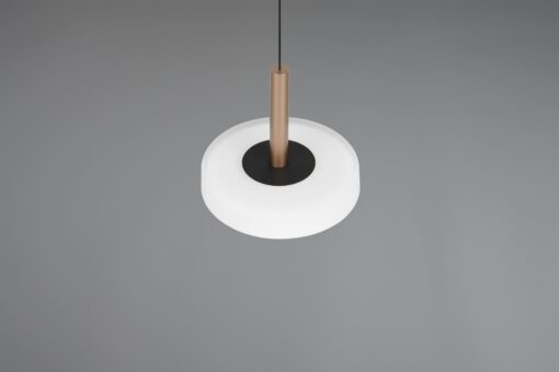 Κρεμαστό Μονόφωτο Καφέ+Λευκό Γυαλί CELESTE LED 10W 1100lm Step Dimmable 3000Κ Trio Lighting – 354910165