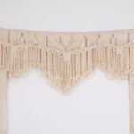 GloboStar® 35502 Μακραμέ Κουρτίνα Χειροποίητη Μπεζ Π200 x Υ200cm