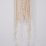 GloboStar® 35502 Μακραμέ Κουρτίνα Χειροποίητη Μπεζ Π200 x Υ200cm