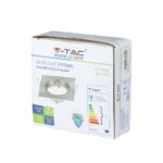 Καλούπι προβολέα V-TAC VT-779SQ για σποτ GU10, 35W, IP20, με 3ετή εγγύηση. Κατάλληλο για εσωτερική χρήση.