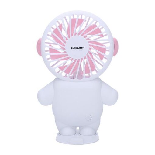 ΑΝΕΜΙΣΤΗΡΑΣ ΧΕΙΡΟΣ ΕΠΑΝΑΦΟΡΤΙΖΟΜΕΝΟΣ ΜΕ USB Φ8 ΛΕΥΚΟ-ΡΟΖ EUROLAMP – 300-20527