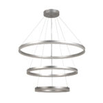 InLight Κρεμαστό φωτιστικό LED 100W 3CCT (by switch on base)   6095-A-Silver
