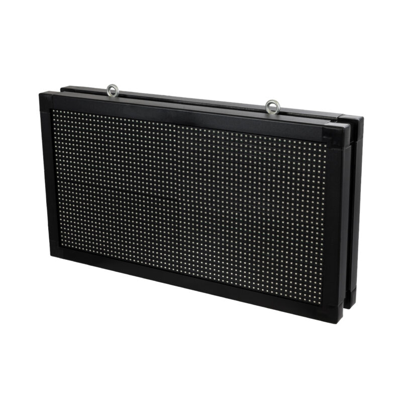GloboStar® DISPLAY 90798 LED Scrolling Display 64x32cm – Κυλιόμενη Ψηφιακή Πινακίδα / Επιγραφή Διπλής Όψης P10 LED SMD AC 220-240V – Λειτουργία μέσω Wi-Fi με Εφαρμογή APP – Αισθήτηρας Θερμοκρασίας και Υγρασίας – Αδιάβροχο IP65 – Μ70 x Π11 x Υ38.5cm – Μπλε – 1 Χρόνο Εγγύηση