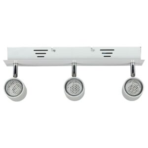 Φωτιστικό – Βάση Σποτ 3xGU10 V-TAC Οροφής – Τοίχου Λευκή – 3619