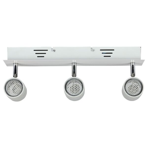 Φωτιστικό – Βάση Σποτ 3xGU10 V-TAC Οροφής – Τοίχου Λευκή – 3619