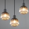 Κρεμαστό Πολύφωτο Ροζέτα Ματ & Γυαλί TARIFA 3xE27 Trio Lighting – 362830332