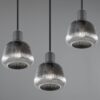 Κρεμαστό Πολύφωτο Ροζέτα Ματ & Γυαλί TARIFA 3xE27 Trio Lighting – 362830332