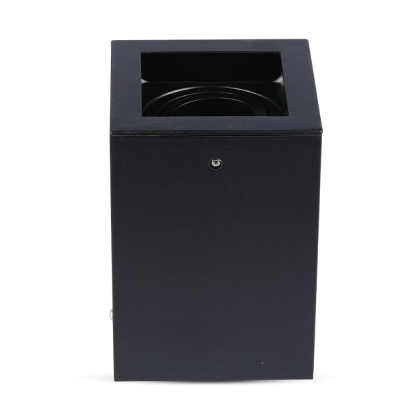 Μαύρη μεταλλική θήκη για καφέ φίλτρου, ιδανική για καφετέριες, ανθεκτική και πρακτική σχεδίαση.