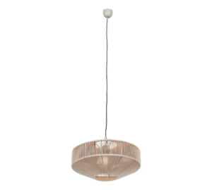 Κρεμαστό Φωτιστικό με Μπεζ Σχοινί Φ46 SVEA 1x E27 Trio Lighting – 364700144