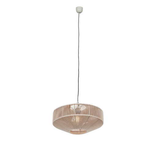 Κρεμαστό Φωτιστικό με Μπεζ Σχοινί Φ46 SVEA 1x E27 Trio Lighting – 364700144