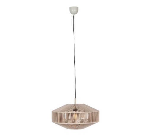 Κρεμαστό Φωτιστικό με Μπεζ Σχοινί Φ46 SVEA 1x E27 Trio Lighting – 364700144