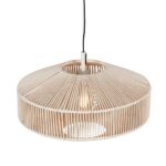 Κρεμαστό Φωτιστικό με Μπεζ Σχοινί Φ46 SVEA 1x E27 Trio Lighting – 364700144