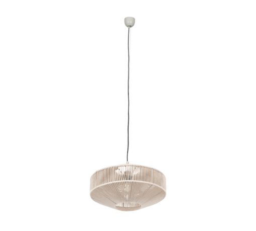 Κρεμαστό Φωτιστικό με Μπεζ Σχοινί Φ46 SVEA 1x E27 Trio Lighting – 364700144
