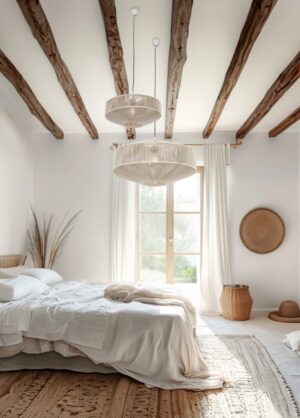 Κρεμαστό Φωτιστικό με Μπεζ Σχοινί Φ46 SVEA 1x E27 Trio Lighting – 364700144