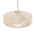 Κρεμαστό Φωτιστικό με Μπεζ Σχοινί Φ61 SVEA 1x E27 Trio Lighting – 364790144