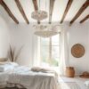 Κρεμαστό Φωτιστικό με Μπεζ Σχοινί Φ61 SVEA 1x E27 Trio Lighting – 364790144